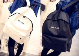 後背袋 雙肩袋 書袋 帆布格子雙肩袋女韓版新款大容量休閑女袋牛津布背挎兩用背袋 歷史價格詳細信息