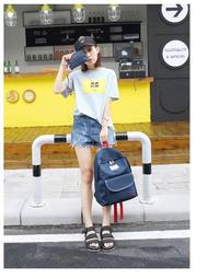 後背包 書包 雙肩包 蜜蜂輕便媽咪包雙肩包女小包旅游小背包媽媽母嬰外出包逛街防水包【Pizza】 歷史價格詳細信息