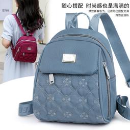 《愛網購》~TA04036~背包女春夏新款大容量雙肩包休閒出行女大學生尼龍布書包潮旅行包休閒包外出包收納包 歷史價格詳細信息