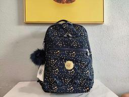 Kipling 猴子包 K21305 深藻色 拉鍊款 輕量 雙肩後背包 兩旁可收納 預購 歷史價格詳細信息
