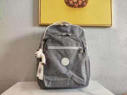 Kipling 猴子包 KI6043 K21305 藍白三角紋 拉鍊款 輕量 雙肩後背包 兩旁可收納 預購 歷史價格詳細信息