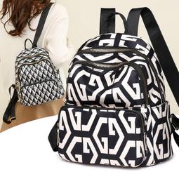 『購物趣』背包女雙肩包新款時尚百搭大容量休閒旅行小書包外出包收納包旅行包休閒包~SF13927 歷史價格詳細信息