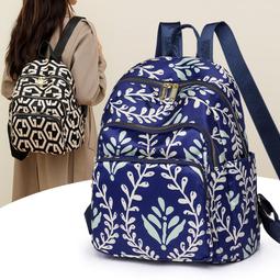 【八號館】中老年小背包韓版多隔層女士雙肩包簡約純色小書包休閒包外出包旅行包收納包．TB12072 歷史價格詳細信息