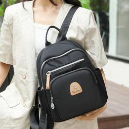 大容量女式背包簡約尼龍面料背包時尚輕便多件裝書包-惠誠優選 歷史價格詳細信息
