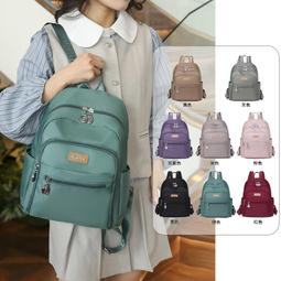 【八號館】包包女新款風潮 純色尼龍多口袋大容量休閒女士雙肩背包外出包收納包休閒包旅行包．TA17385 歷史價格詳細信息