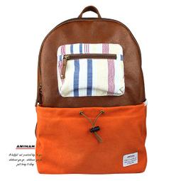 AMINAH-橘色帆布後背包 歷史價格詳細信息