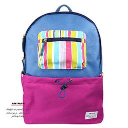 AMINAH-粉紫間色方形後背包 歷史價格詳細信息