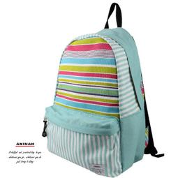 AMINAH-彩虹條紋後背包 歷史價格詳細信息