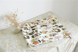 清倉大降價 雙肩棉麻包旅行 束口背包 雙肩大容量書包 兩用包(藍底小象圖案) 歷史價格詳細信息