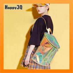 雙肩包後背包雷射光時尚女生包手提包學生背包個性包-粉/紅/銀/黑【AAA4466】 歷史價格詳細信息