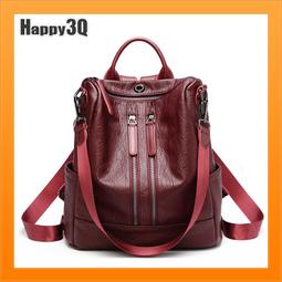 真皮軟皮單肩雙肩兩用包包女2024新款輕便皮質小背包百搭斜挎女包-李李 韓國女裝 歷史價格詳細信息