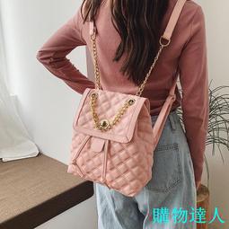 ????韓版時尚菱格後背包 雙肩包 菱格 繡花 休閒氣質 復古 簡約 牛津 學院風 小背包 小書包【B0039】-西可小鋪❤️ 歷史價格詳細信息