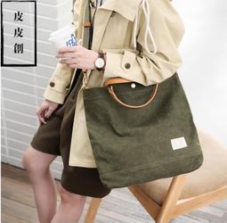 『皮皮創』原創設計手作帆布托特包。意大利進口頭層植鞣牛皮拼接重磅加密帆布大凱莉包 手提側背斜背包 時尚撞色牛皮帆布鉑金包 歷史價格詳細信息