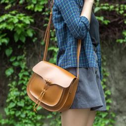 真皮馬鞍包復古2023新款秋冬款女士季爆款高級質感單肩斜挎女包包【zero潮流屋】 歷史價格詳細信息