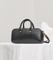 『皮皮創』原創設計手作真皮波士頓包。法式復古頭層植鞣牛皮斜背包高級質感通勤側背包 大容量簡約百搭鬆弛休閒真皮手提單肩包 歷史價格詳細信息