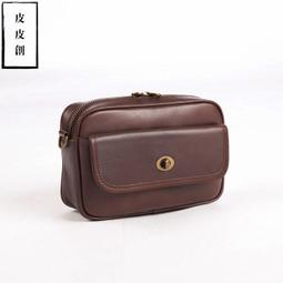 『皮皮創』原創設計手作真皮迷你小托特包。日系簡約復古頭層植鞣牛皮豎款小包百搭通勤手提單肩斜背包 歷史價格詳細信息