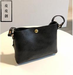 『皮皮創』原創設計手作真皮小方包。2424mini真皮包氣質優雅真皮手提包單肩斜背包頭層牛皮通勤包 5種背法 歷史價格詳細信息