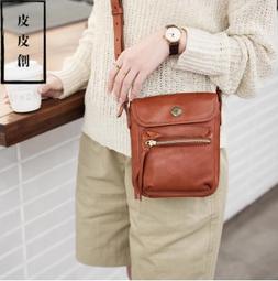 『皮皮創』原創設計手作真皮迷你小托特包。日系簡約復古頭層植鞣牛皮豎款小包百搭通勤手提單肩斜背包 歷史價格詳細信息
