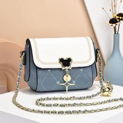 《愛網購》~SF10114~潮個性撞色手提女包百搭單肩斜跨包女時尚拼接女包收納包休閒包外出包旅行包 歷史價格詳細信息