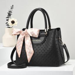 『購物趣』包包女秋冬新款時尚復古手提包大容量狐貍掛件女包單肩斜挎包休閒包外出包收納包斜背包側背包~SD00767 歷史價格詳細信息