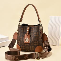 ６９９免運丷印花可愛小圓包女新款百搭撞色格子斜挎包小清新鏈條單肩小包收納包休閒包外出包旅行包丷SF10109 歷史價格詳細信息