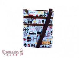 白鳥奈子精品舖 三拉鍊扁包 斜背包 多功能防水布包 台灣製造 Queen &amp; Cat 黑英倫郵票 滿千免運費 歷史價格詳細信息