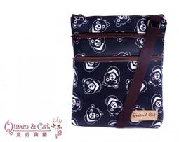 白鳥奈子精品舖 三拉鍊扁包 斜背包 多功能防水布包 台灣製造 Queen &amp; Cat 藍底英倫可愛小小兵 滿千免運費 歷史價格詳細信息