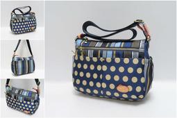 Bonnie 多隔層斜背包 文字圖案系列 滑面防潑水尼龍＋頭層牛皮 歷史價格詳細信息