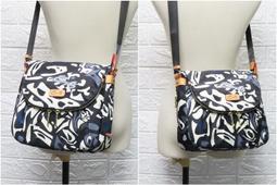 Bonnie 多隔層斜背包 文字圖案系列 滑面防潑水尼龍＋頭層牛皮 歷史價格詳細信息