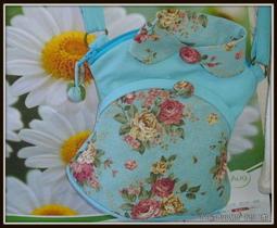 手作機縫 日本藍色棉麻櫻花布 直立式零錢包 小型相機包 手提包 歷史價格詳細信息