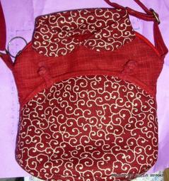 手作機縫 日本藍色棉麻櫻花布 直立式零錢包 小型相機包 手提包 歷史價格詳細信息