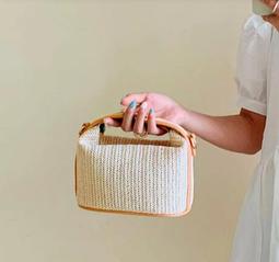 【SEASONS】現貨手工編織圓形背包 -蝴蝶結款-285 歷史價格詳細信息