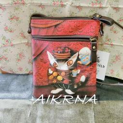 wachifield-dayan(瓦奇菲爾德,達)~全新品貓咪DC頂級方型多機能斜揹包~咖啡色 歷史價格詳細信息