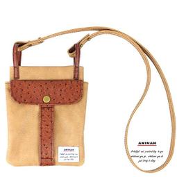 AMINAH-棕色休閒兩用袋 歷史價格詳細信息