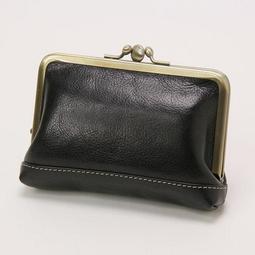 雙層真皮小錢包 真皮手拿包 小皮夾 短夾零錢包 鑰匙包1815 Catsbag Shop 歷史價格詳細信息