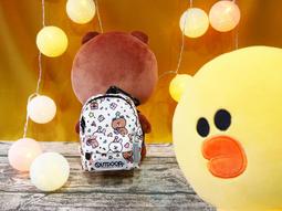 正版  大容量◆ 派對 兩用 肩背 Line friends 熊大 莎莉 兔兔 帆布包 手提 帆布袋 素面 書包 肩背包 歷史價格詳細信息