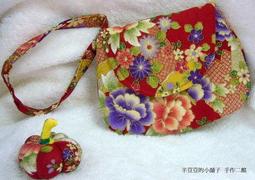 手作機縫 日本藍色棉麻櫻花布 直立式零錢包 小型相機包 手提包 歷史價格詳細信息