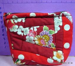 手作機縫 紅色圓點絨布 方包  斜背包 上街包  手提包 歷史價格詳細信息