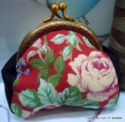 手作機縫   日本棉麻藍底櫻花布隨手袋  直立式錢包 相機包 化妝包 萬用包 手提包 歷史價格詳細信息