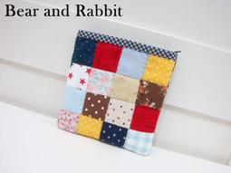 sky line/Bear and Rabbit/手作拼布/拼布包 美式鄉村風系列 經典紅藍白配色側背包/斜背包(圓款) 歷史價格詳細信息