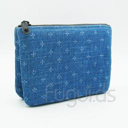 三層零錢包 素色碎花帆布藝挽手拿零錢包女三層拉鍊卡駕照證件鑰匙硬幣包小號 T1F4 歷史價格詳細信息