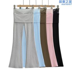 女童喇叭褲時尚彈力修身瑜珈褲防曬薄款兒童打底運動內搭長褲童裝 歷史價格詳細信息