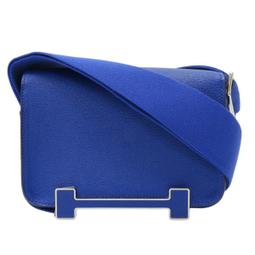 「JL精品代購」現貨???? Hermes mini lindy 聖杯藍 U 全新 歷史價格詳細信息