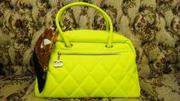 CHANEL 香奈兒 經典MINI COCO HANDLE 菱格V字縫線粒紋小牛皮兩用包(黑) 歷史價格詳細信息