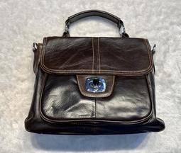 高登全牛皮「肩背包」－本身有三隔層，有暗拉鏈，採頭層牛皮精製，品質保證，裡外材質皆採頂级牛皮，經久耐用，高CP值，創造皮 歷史價格詳細信息