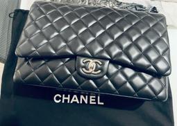 【CHANEL 香奈兒】經典菱格紋小牛皮鏈帶肩背/斜背包(黑) 歷史價格詳細信息