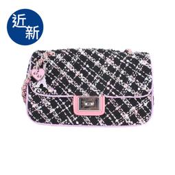 KARL LAGERFELD 羅紋刺繡針織圍巾-黑色 歷史價格詳細信息