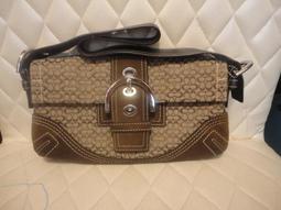 COACH 真皮+麂皮 緹花 手提包 肩背包 托特包 正品 側背包 正品 几皮 歷史價格詳細信息