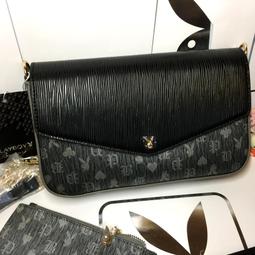 《現貨》【PLAYBOY 】女生 皮革 手提 鏈帶包 斜背包-深藍色 歷史價格詳細信息