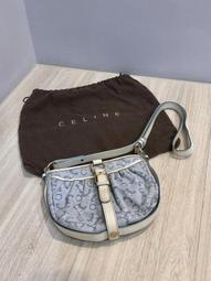 CELINE經典Logo圖紋(PVC)波士頓包 復古 手提包 肩背包 大款名牌精品包 有LV Gucci Prada 歷史價格詳細信息
